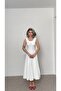 Chiffon Shawl Midi Dress - 3