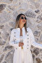White Short Napoleon Jacket - 3