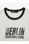 Cotton Regular Fit Short Sleeve Color Contrast Crew Neck Printed T-Shirt - 5