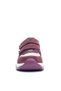 3880 Rakerplus Genuine Leather Claret Red Pink Purple Children's Sneakers S Sports Shoes with Velcro - 4