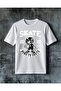 Bone to Skate Iskelet Printed Oversize T-Shirt