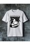 Drop Me Bomber Printed Oversize T-Shirt