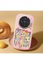 Vivo X300 Compatible Shock-Absorbing Camera Protected Pink Silicone Case - 2