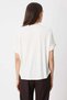 Zero Neckline Blouse with Chain Accessory - 5