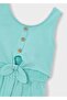 Girl's Shorts Overalls Green - 3