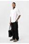 Seamless short sleeve pocketless oversize linen shirt - 3