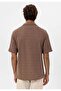 Apaş Collar Square Knitted Men's Shirt - 3
