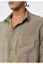 Oversize Long Sleeve Single Pocket Modal Fabric Shirt - 6