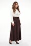 Women's Fabric Skirt Elastic Waistband Fish Model Bgl-St05512 - 3