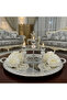 Modern Silver & White Metal 3-Way Candle Holder Stand for Dining and Living Room Décor – 15 cm - 4