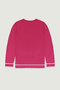 Fuchsia Ecru Contrast Striped Women's Jacket - 3
