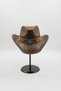 Western Style Dark Brown Cowboy Hat – Vintage Embroidered Unisex Cowboy Hat - 4
