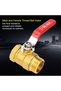 DN25 Ball Valve Brass Ball Valve Shut off Valve Level Handle Brass Pipe Ball Valve Male and Femal...