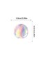 50pcs Dreamy Bubble Colorful Little Fresh Stickers Transparent PET Stickers for Phone Laptop Note... - 5