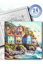 20x20cm 24pages Seaside Town Coloring Book for Adults Bold Easy Scenic Patterns Relaxation Stress Re - 8