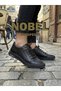 100% Genuine Leather Men's Orthopedic Half Shoes, Non-Slip Stitched Rubber Sole (557-558-582)