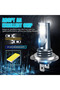 H7 WHITE 2pcs H4/H7 Led Headlight Bulb Kit Car Fog Light Bulbs High Low Beam 30000lm Super Bright 65 - 3