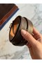 100% Genuine Buffalo Leather 3 cm Double Layer Women's Belt - 4