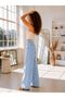 Women's High Waist Loose-Leg Palazzo Jeans - 2