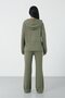 Çağla Women's Hooded Loose Fit Set Oversized Sweatshirt and Wide Leg Pants - 7