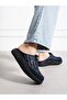 Legi̇no Navy Blue Women's Slippers - 4