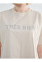 Stoned Oversize 100% Cotton Women's T-Shirt - 3