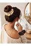 Women's Elastic Set of 2 Colorful Fabric Bagel Scrunchie Clips - 2