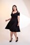 Women's Plus Size Strappy Shoulder Detail Dress - 4