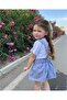 Girl's Summer Tshirt Salopet 2 Piece Combination - 6