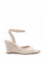 Women's Heeled Shoes 00125001 Beige Patent Leather - 4