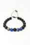 Lapis Lazuli Stone Natural Stone Macrame Braided Unisex Adjustable Bracelet