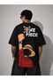 One Piece Luffy Oversize Unisex T-Shirt – Monkey D. Luffy Straw Hat Anime Printed T-Shirt