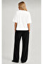 Women's Modal Fabric Stone Detailed T-Shirt 100% Cotton - 3