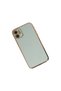 Apple iPhone 12 Case Volet Silicone - Light Green - 3