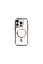 Apple iPhone 14 Pro Max Case Size Magsafe Silicone Cover - Brown