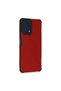GLB-STL41414 Redmi Note 12 5G Loop Leather Silicone Case - Red - 2