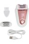 2-in-1 Ladies Epilator & Shaver – OMLS4134 | Changeable Heads, High/Low Speed Control, LED Display