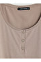 Güli̇s Gi̇yi̇m^New Season Brown U-Neck Women's Undershirt - 7