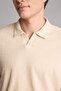 Cotton Regular Fit Short Sleeve Ecru Polo T-Shirt H8932Ax26Sm - 4