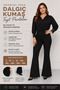High Waist Spanish Flare Diver Fabric Leggings Pants Wide Size Range 3Xl,4Xl,5Xl