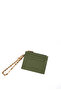 Genuine Leather Chain Women's Card Holder |   Liora 3237 Green - 3