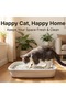 Plant-Based Cat Litter - 2.5kg Eco-Friendly Tofu Litter, Fast Clumping, Low Dust, Superior Odor Control (Unscented) - 5