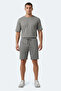 Hyperbolt I Men's Fitness Dark Gray Shorts with Pockets - 2