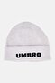 Men Embroidered Logo Beanie, Grey
