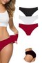 Glb-Stl41414 3 Pieces Women's Seamless Laser Cut Flexible Non-Marking Panties S5