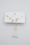 Glb-stl41414 multi-set earrings - gold