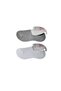 Glb-Stl41414 Gray and White Women's Ballerina Socks 6 Pairs - 3