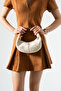 Si̇las Model Cream Women's Hand and Shoulder Bag