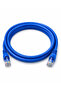 كابل إيثرنت Cat6 RJ45 فائق السرعة 0.5 متر - كابل شبكة LAN فائق السرعة باللون الأزرق