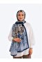 Florenza Desen Soft Şal - İndigo - 2